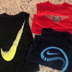 3 Boys Nike Tank Tops